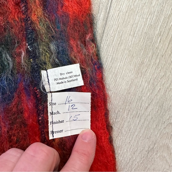 Vintage Fraser Cameron mohair tartan vest - Picture 7 of 9